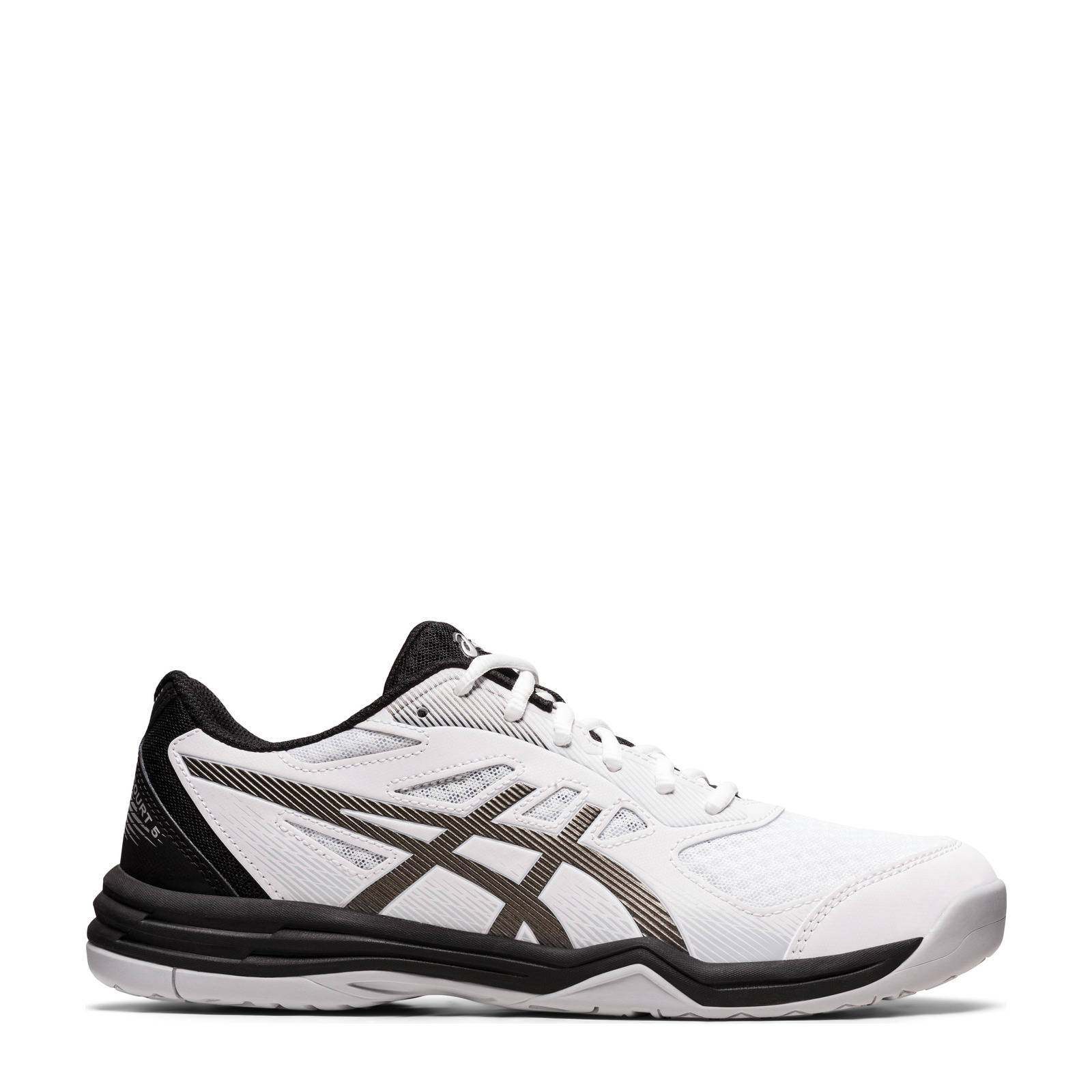 ASICS Upcourt 5 tennisschoenen wit/zwart | wehkamp
