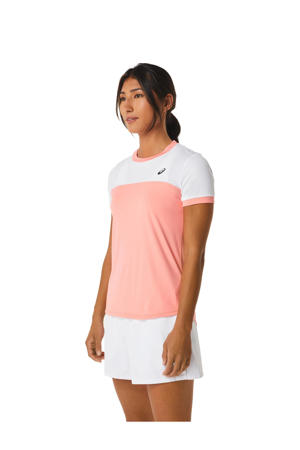 sport T-shirt roze/wit