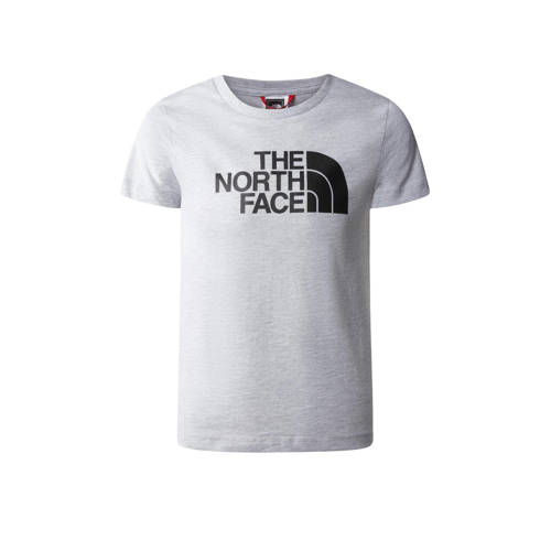 The North Face T-shirt met logo grijs/zwart