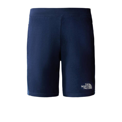 The North Face regular fit short Slacker van gerecycled polyester donkerblauw