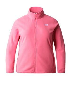 Plus Size fleece vest 100 Glacier roze