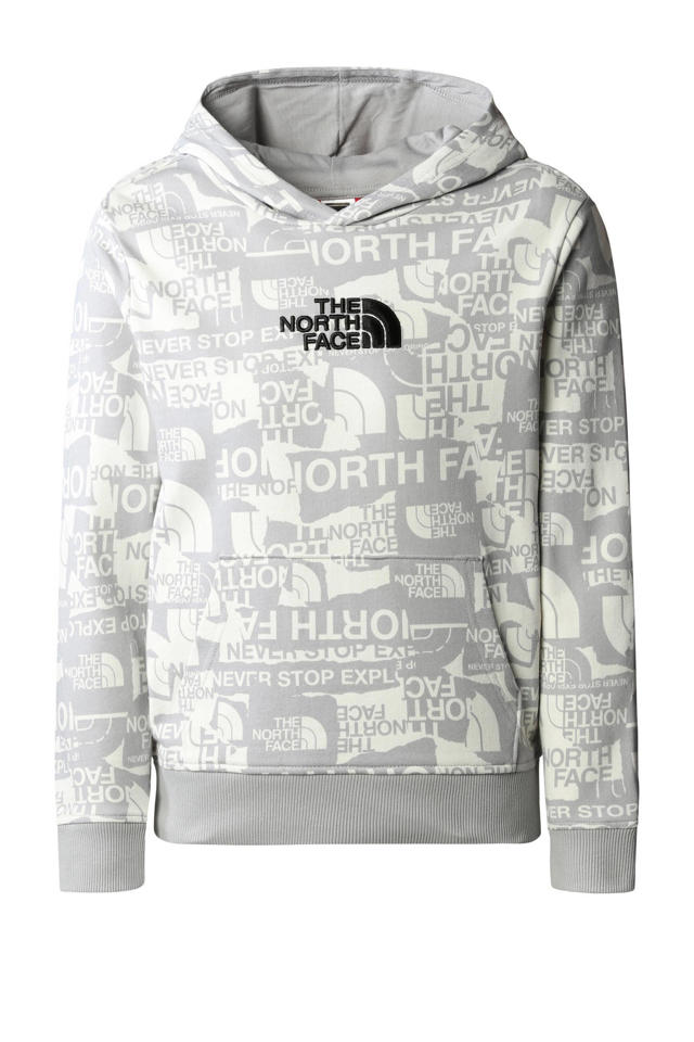 Turbulentie werkgelegenheid Munching The North Face sweater met all over print grijs/wit | wehkamp