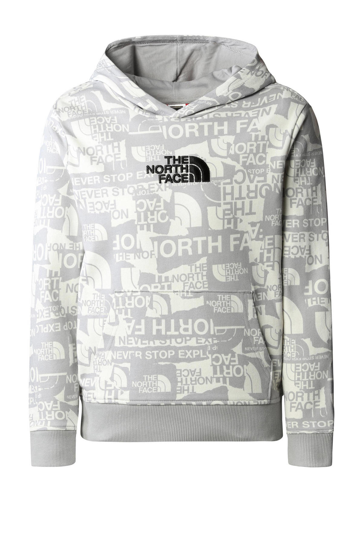 Ambtenaren cascade Bomen planten The North Face sweater met all over print grijs/wit | wehkamp