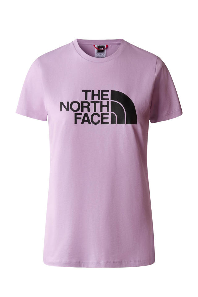 wortel insluiten Hulpeloosheid The North Face T-shirt Easy paars/zwart | wehkamp