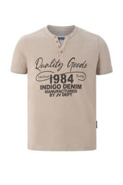 thumbnail: Jan Vanderstorm loose T-shirt NANTE Plus Size beige