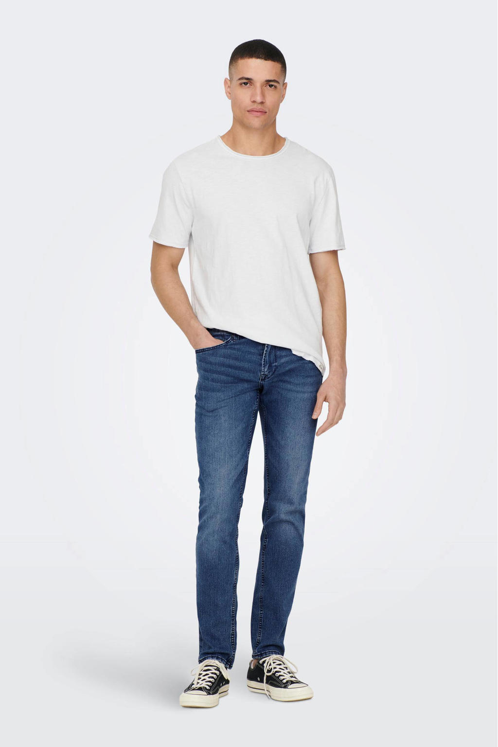 ONLY & SONS slim fit jeans ONSLOOM medium blue denim
