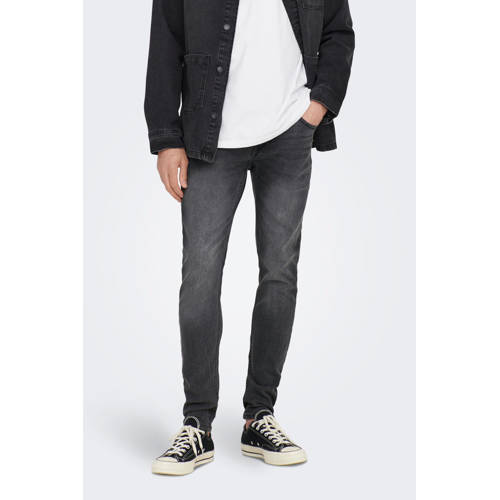 ONLY & SONS slim fit jeans ONSLOOM grijs afbeelding
