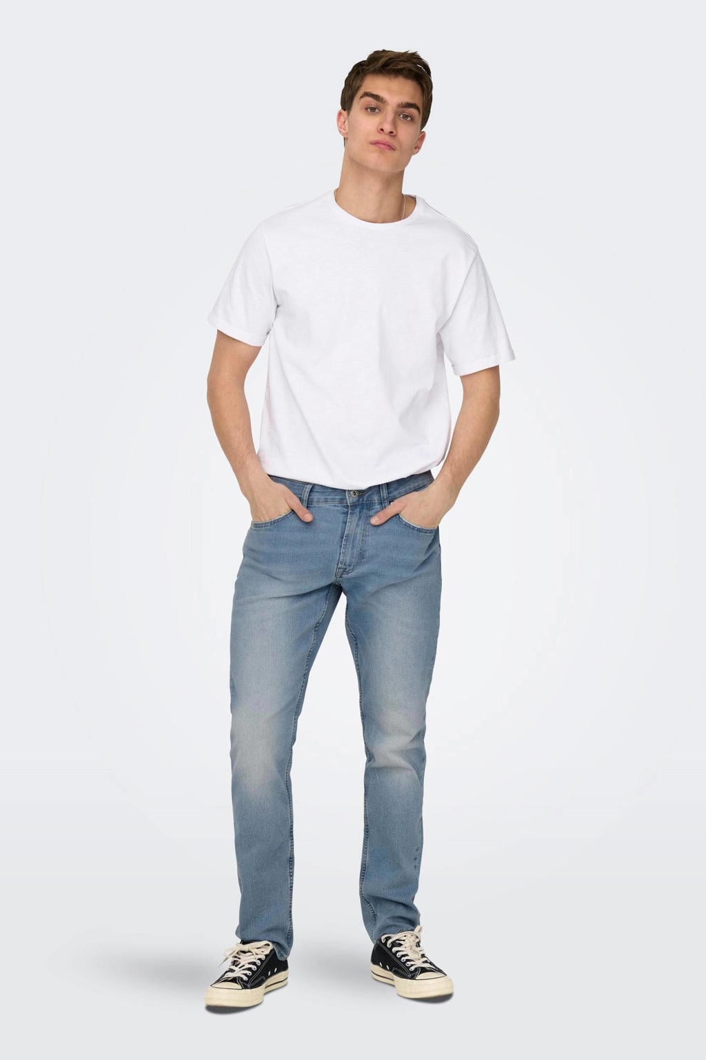 ONLY & SONS slim fit jeans ONSLOOM light blue denim