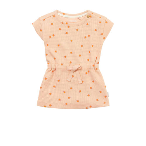 Noppies baby jurk Nyssa van biologisch katoen oranje