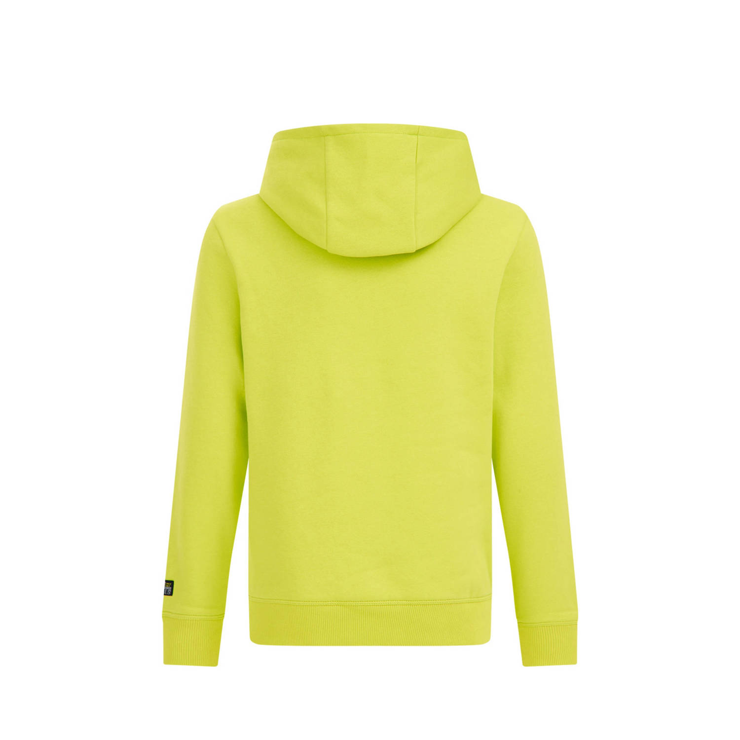 WE Fashion hoodie met tekst geel