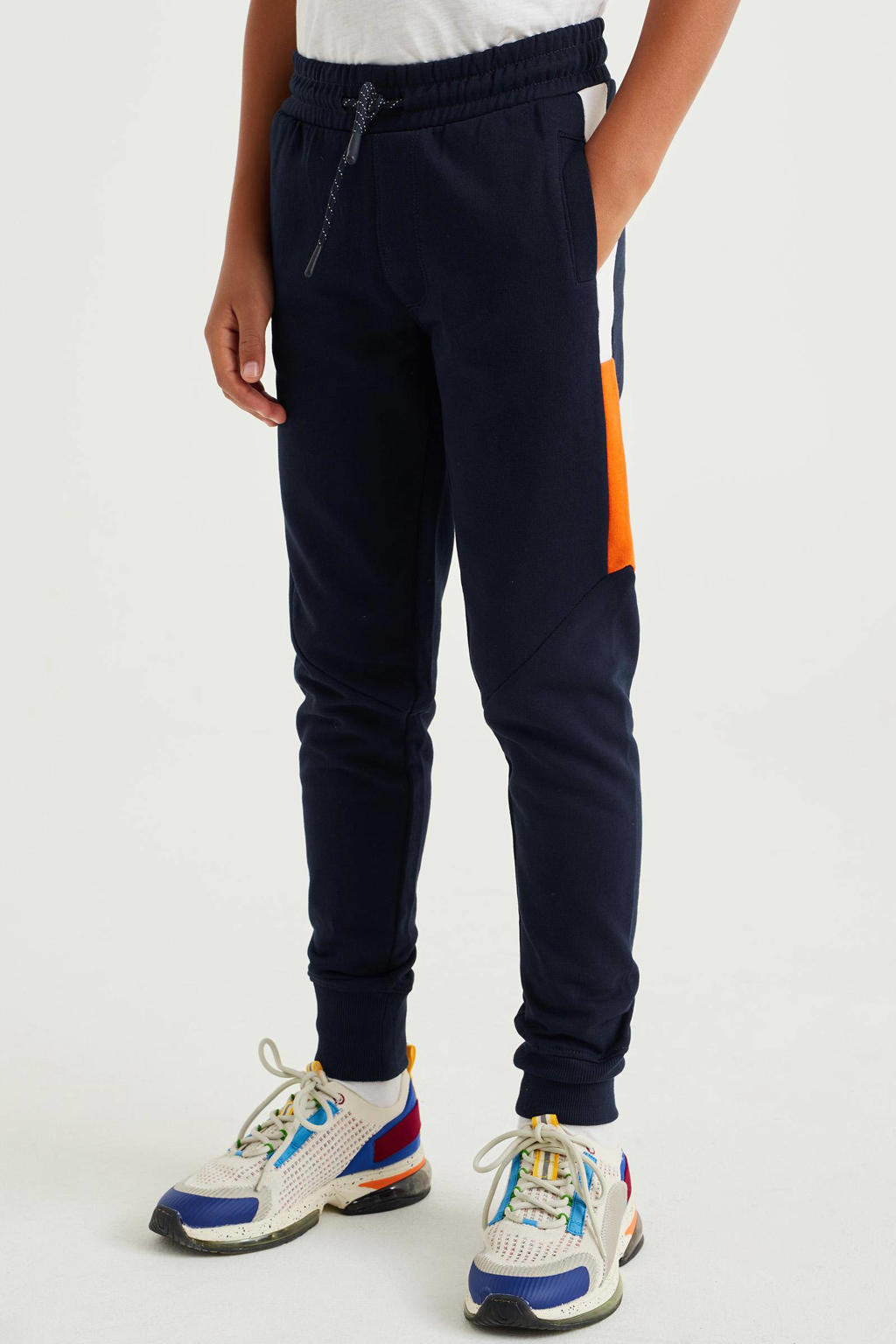 JACK & JONES PANTS STUDIO gemêleerde slim fit joggingbroek JPSTWILL light grey melange JACK & JONES PANTS STUDIO gemêleerde slim fit joggingbroek JPSTWILL light grey melange