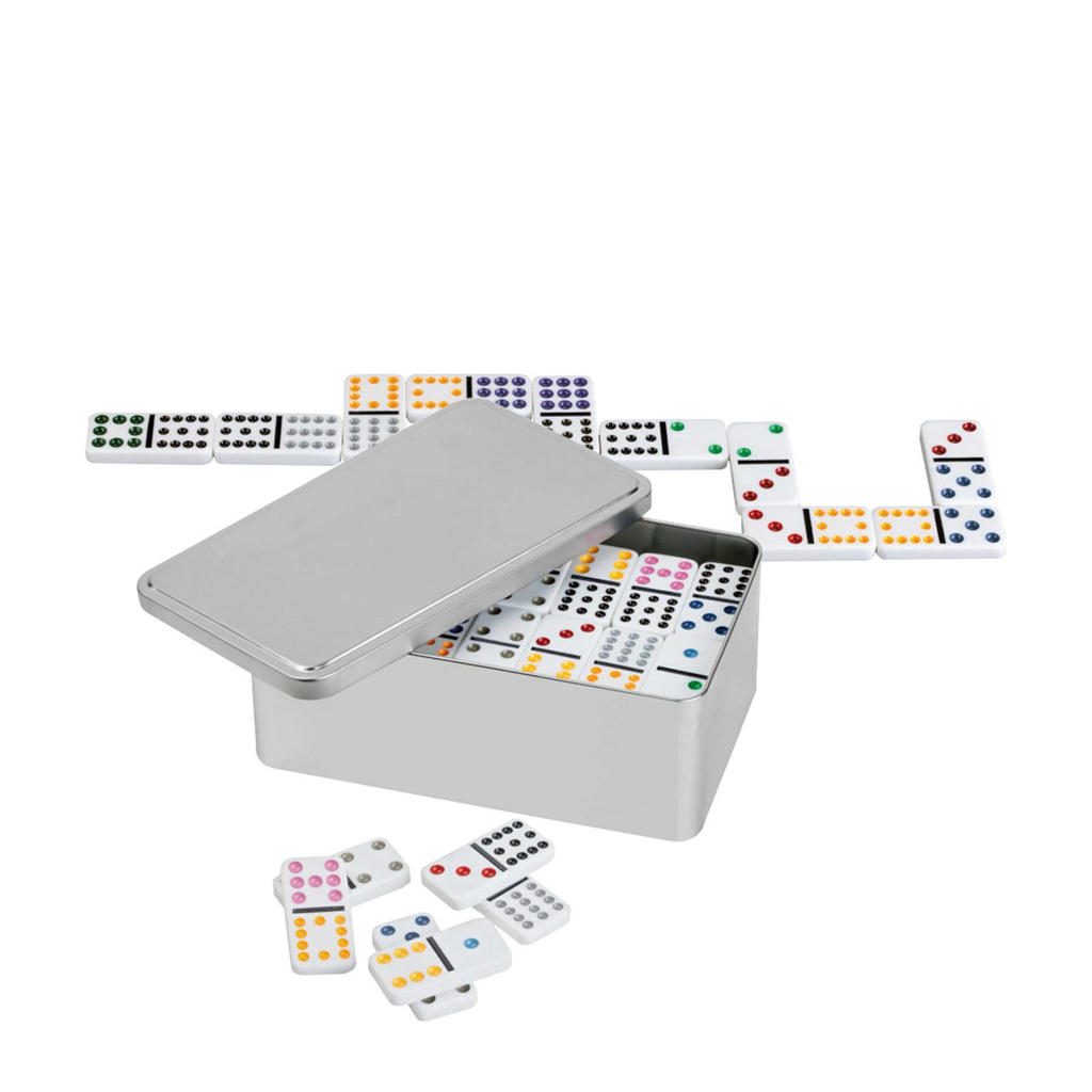 Philos Domino dubbel 12 in metalen box