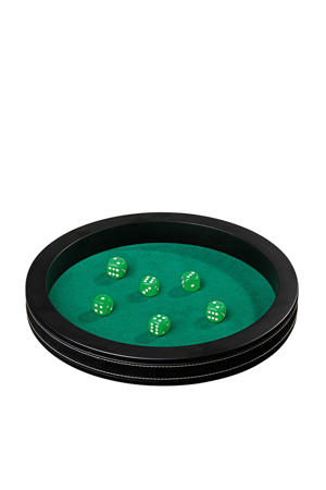 dobbelpiste kunstleren rand 35cm Dobbelpiste met kunstleren rand (35cm)