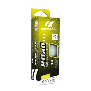tafeltennisballen P-ball *** wit 3 st. Tafeltennisballen P-ball *** 3 stuks (wit)