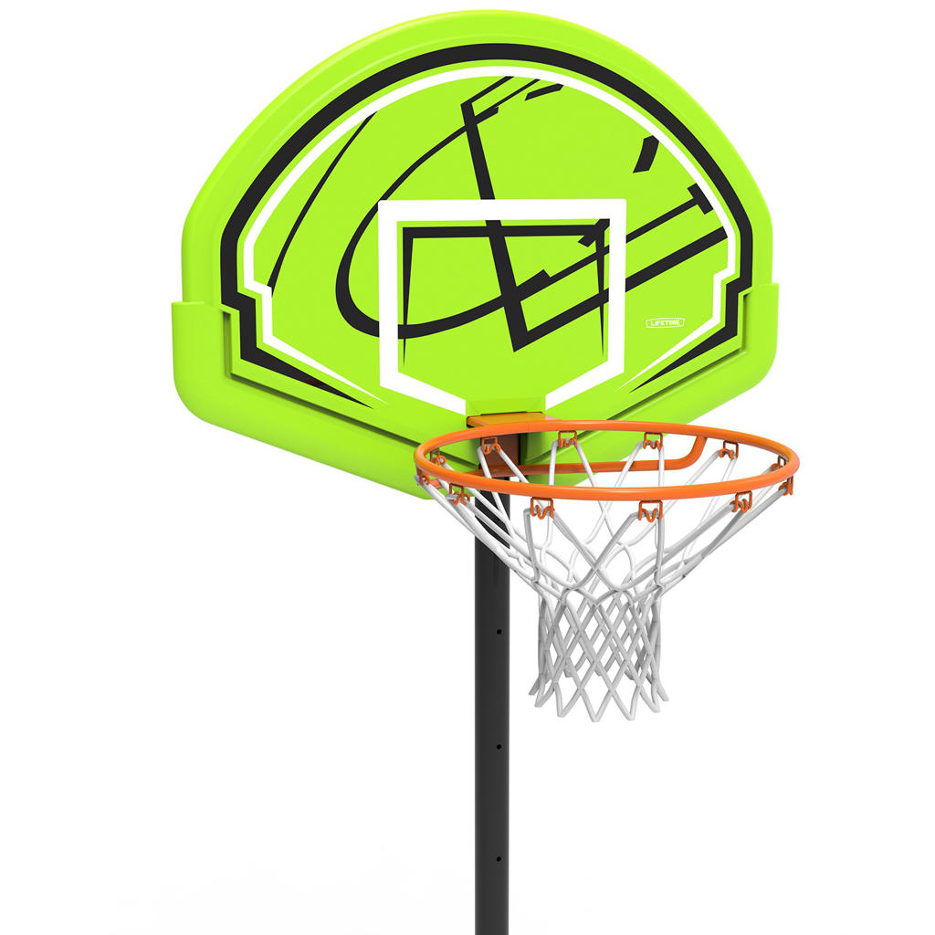 LIFEZEAL Basketbalkorf met wieltjes, in hoogte verstelbare basketbalstandaard, basketbalinstallatie voor kinderen en volwassenen, mand met basis voor binnen en buiten, zwart (zwart rood LIFEZEAL Basketbalkorf met wieltjes, in hoogte verstelbare basketbalstandaard, basketbalinstallatie voor kinderen en volwassenen, mand met basis voor binnen en buiten, zwart (zwart rood