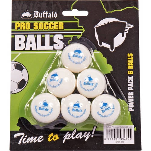 Buffalo Pro Set tafelvoetbalballetjes (wit) afbeelding