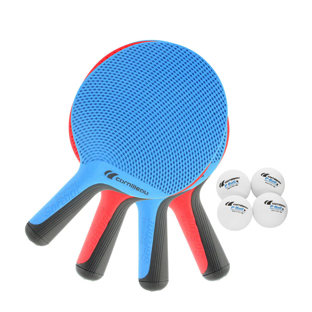 Cornilleau Tafeltennis batset Softbat 4 stuks Tafeltennis batset Softbat (4 stuks)