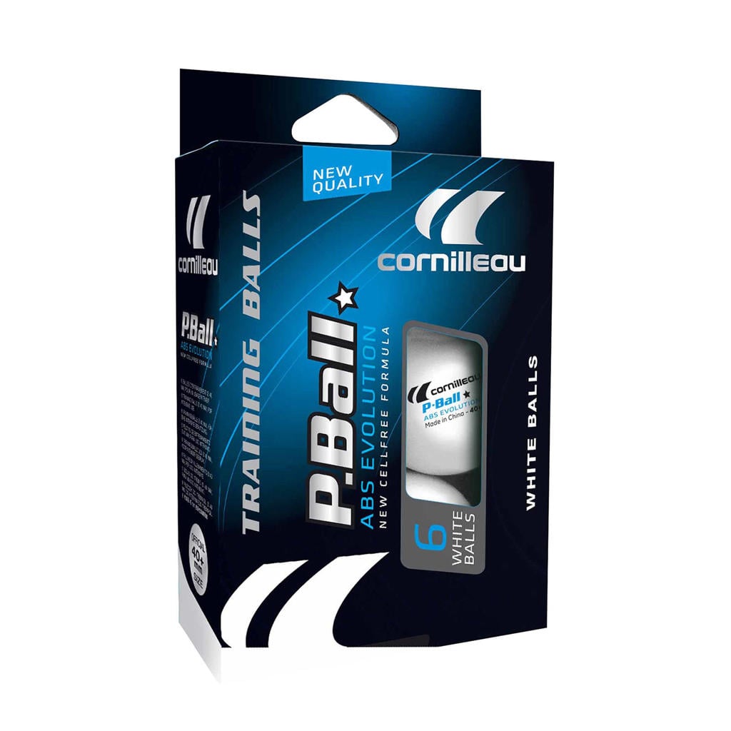 Cornilleau ABS Evolution tafeltennisballen 6 st