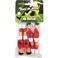 Buffalo  Tafelvoetbalpoppen 13 mm 4 stuks (rood/wit)