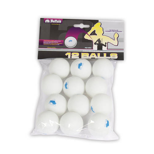 Buffalo Tafeltennisballen Hobby Outdoor 12st. Tafeltennisballen Hobby Outdoor 12stuks afbeelding