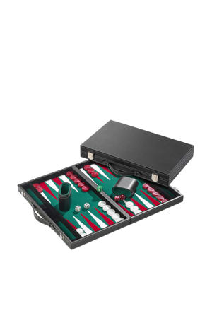 Backgammon groen groot 46,5x28cm