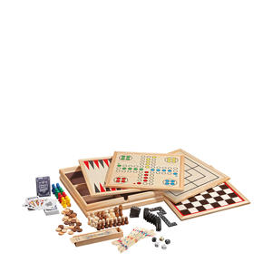 houten game set Compendium 10 - groot Houten gameset Compendium