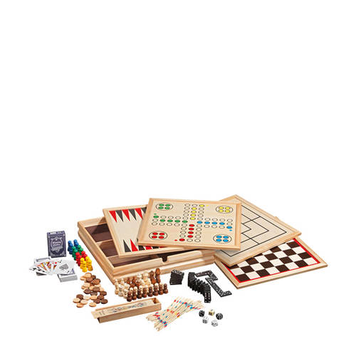 Philos houten game set Compendium 10 - groot Houten gameset Compendium (groot) afbeelding