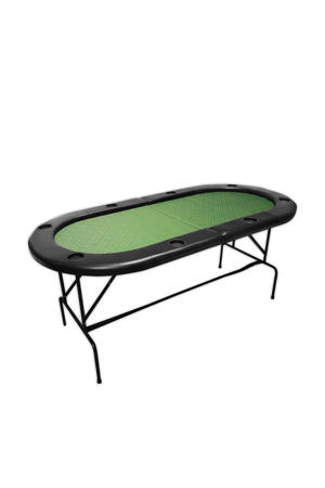 Pokertafel vouwbaar 180x90x75 cm Opvouwbare pokertafel (180x90x75 cm)
