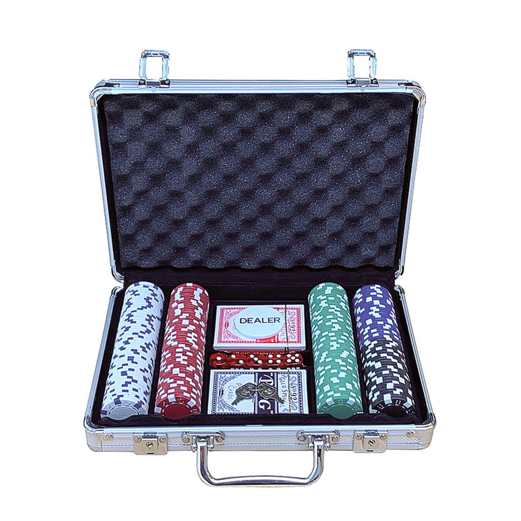 Buffalo Pokerset koffer aluminium 200 chips