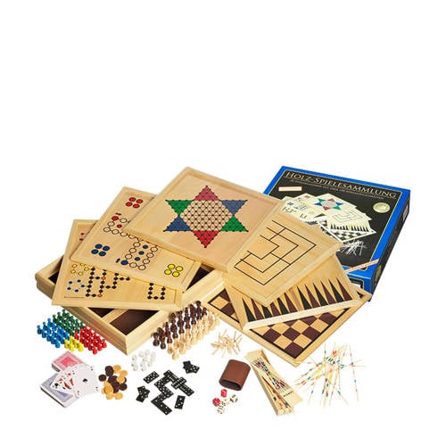 Philos houten game set Compendium 100 Compendium houten gameset afbeelding