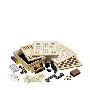 houten spellen set Compendium 10 - klein Compendium houten spellenset