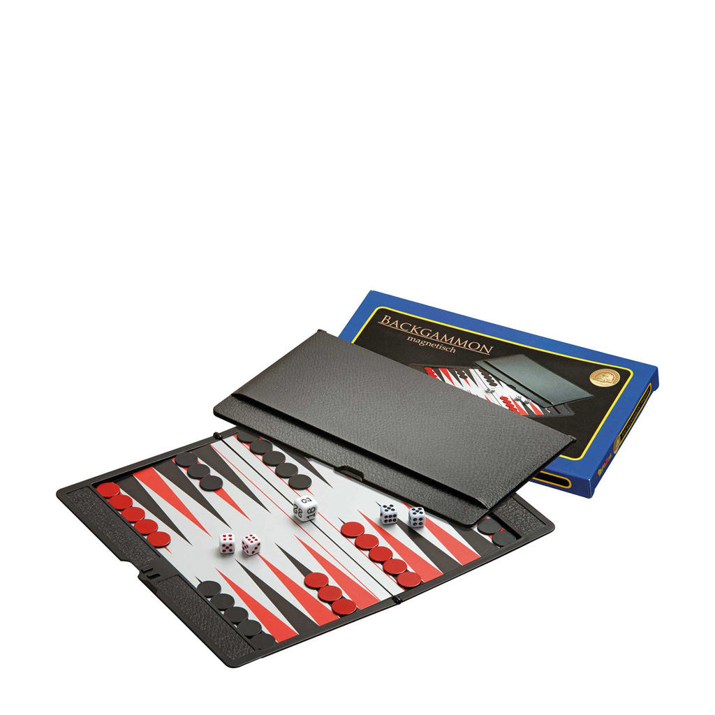 Philos Backgammon reisset magnetisch etui