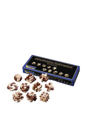 puzzel assortiment, 10 puzzels 325x120mm
