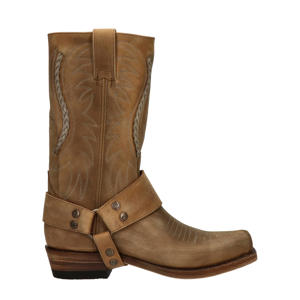 Seta leren cowboylaarzen cognac
