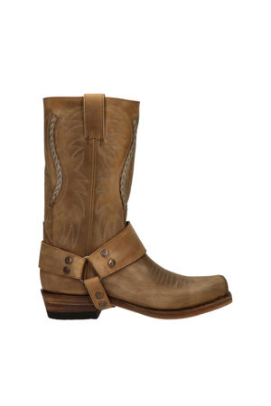 Seta leren cowboylaarzen cognac
