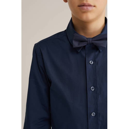 WE Fashion overhemd donkerblauw afbeelding