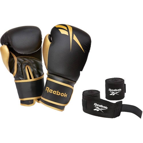 Reebok bokshandschoenen en wrap set 12oz afbeelding