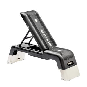 verstelbare aerobic step zwart/wit