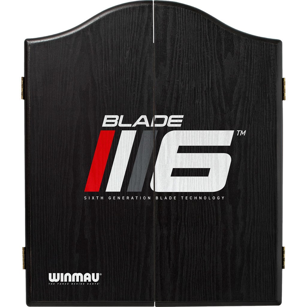 Winmau dartkabinet Blade 6 zwart Dartkabinet Blade 6 (zwart)