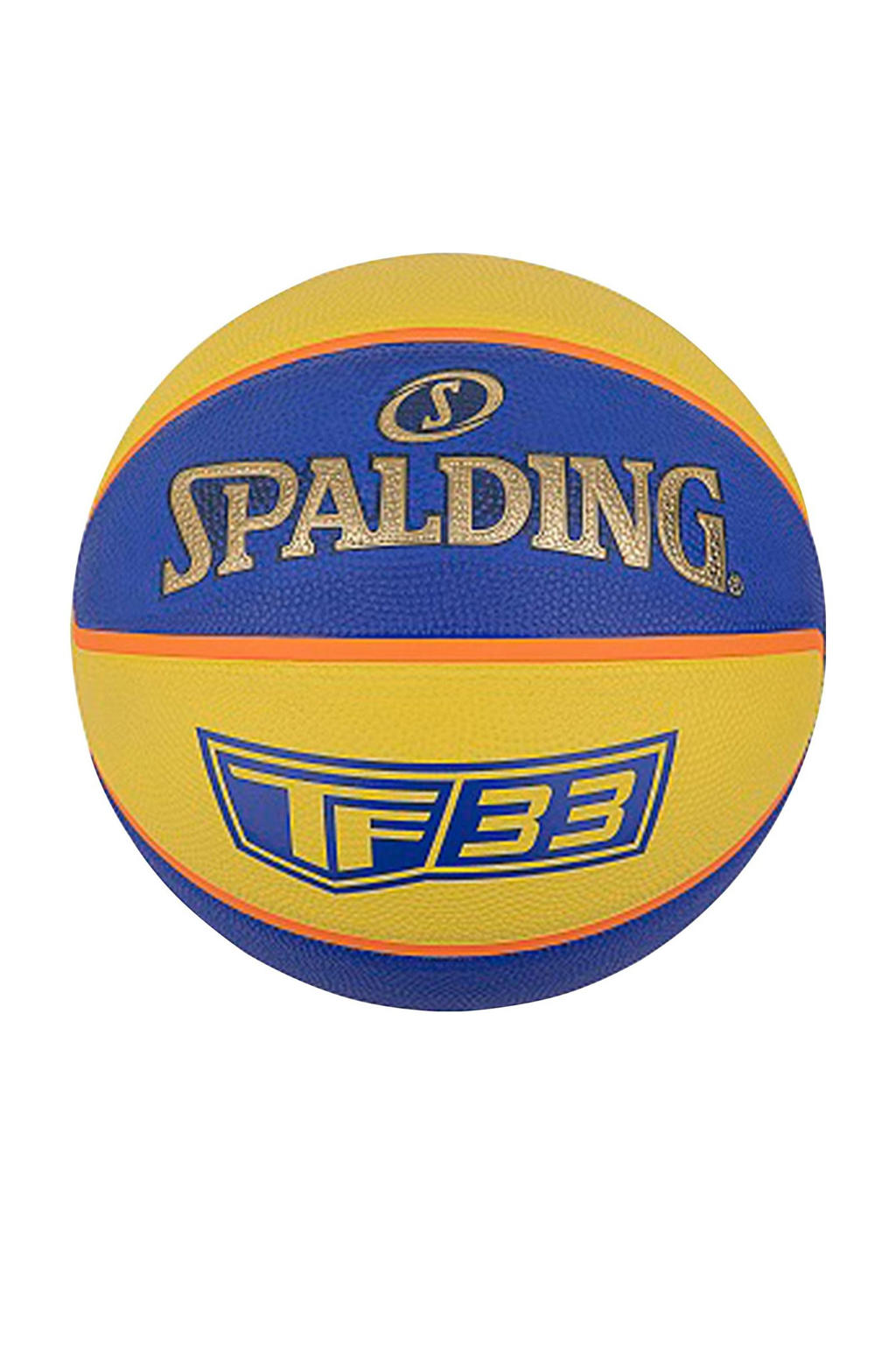 Spalding - TF Gold - Basketbal - Maat 6 - Basketbal - Gecertificeerde bal - Materiaal ZK Composite - Indoor en Outdoor - Antislip - Uitstekende grip