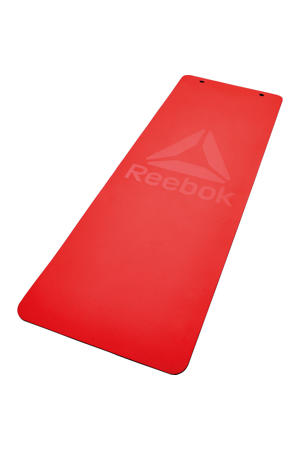 functional fitnessmat yogamat 8mm rood/zwart