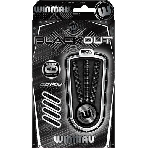 Winmau Blackout steeltip dartpijlen 22gr afbeelding