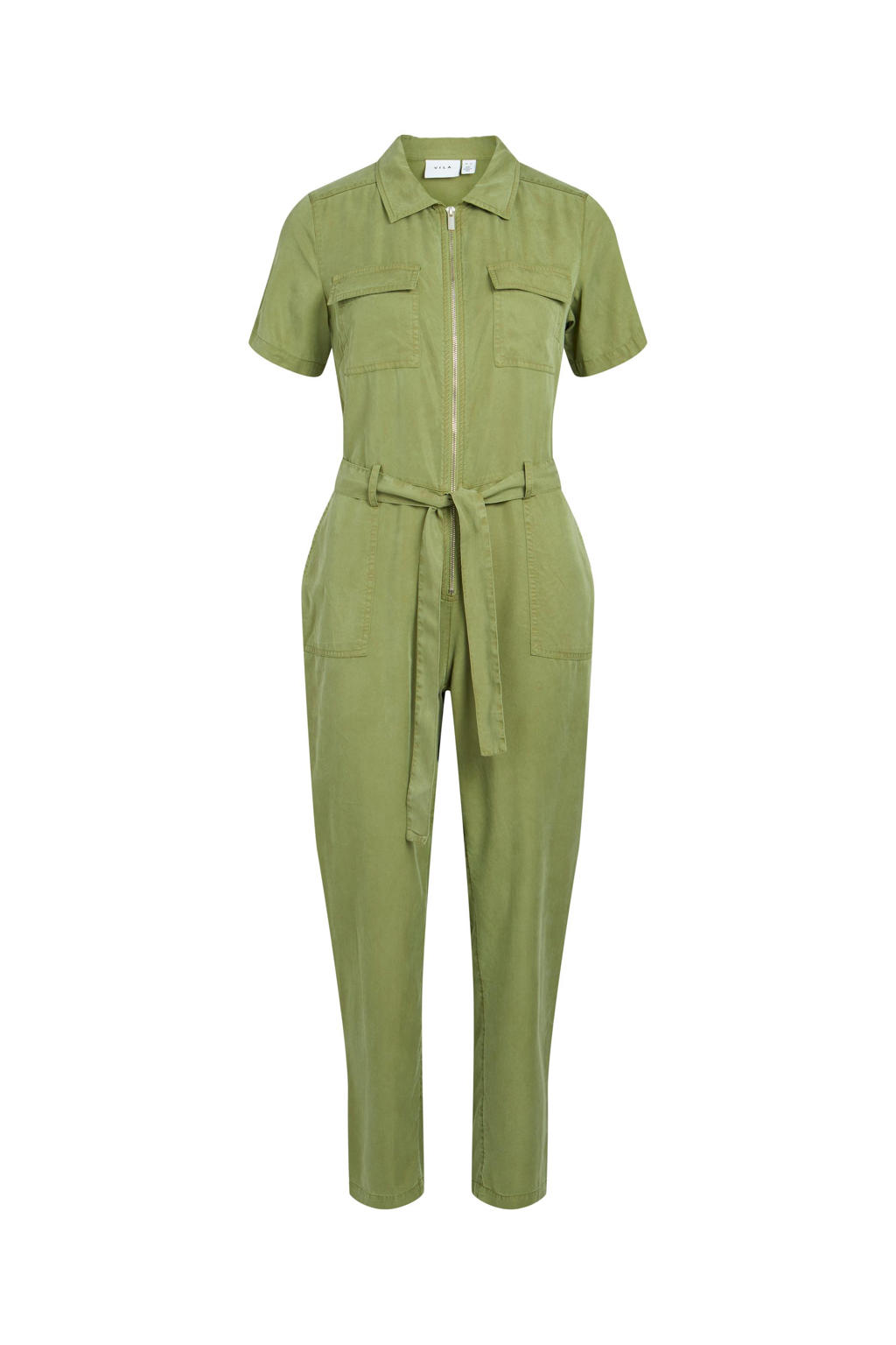 VILA jumpsuit VILISTI olijfgroen wehkamp