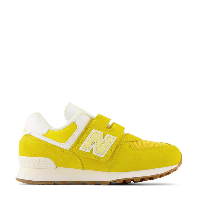 Wissen Snel Minder New Balance 574 sneakers geel/wit | wehkamp