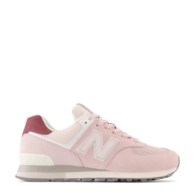 Lieve Achtervoegsel ondeugd New Balance 574 sneakers roze/wit/grijs | wehkamp