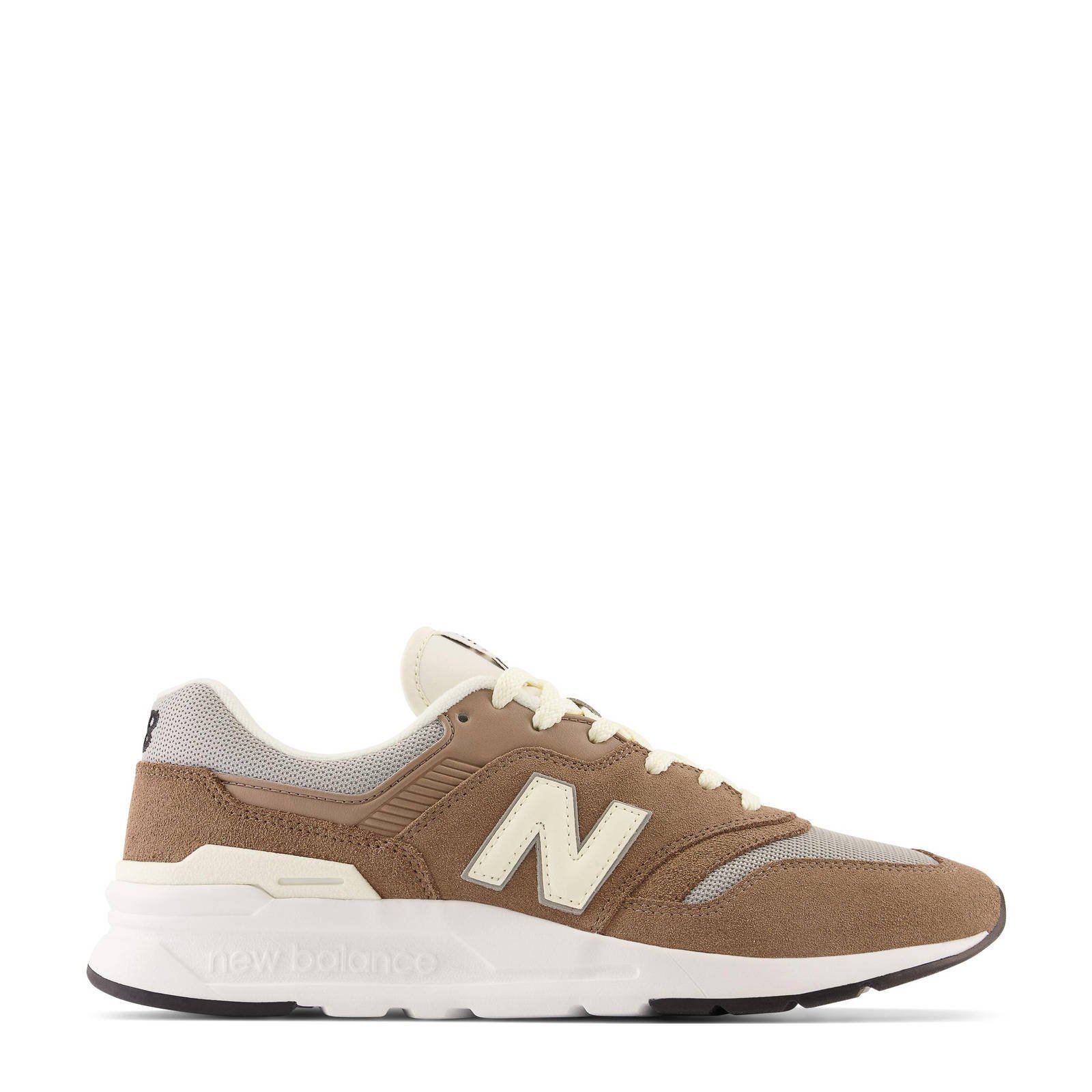 997 sneakers bruin grijs ecru