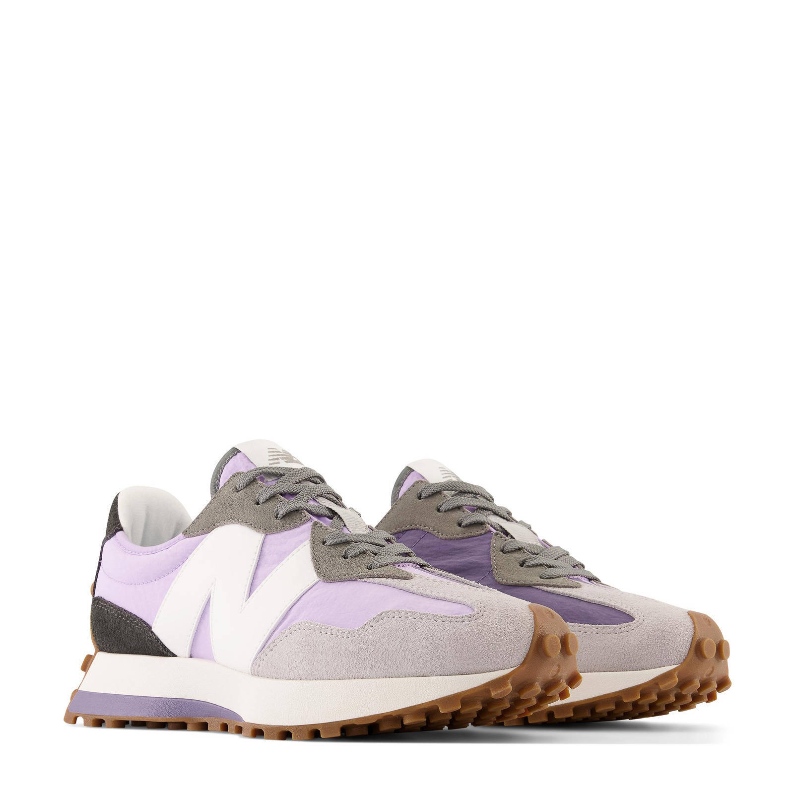 New Balance 327 sneakers lila/grijs/groen | wehkamp