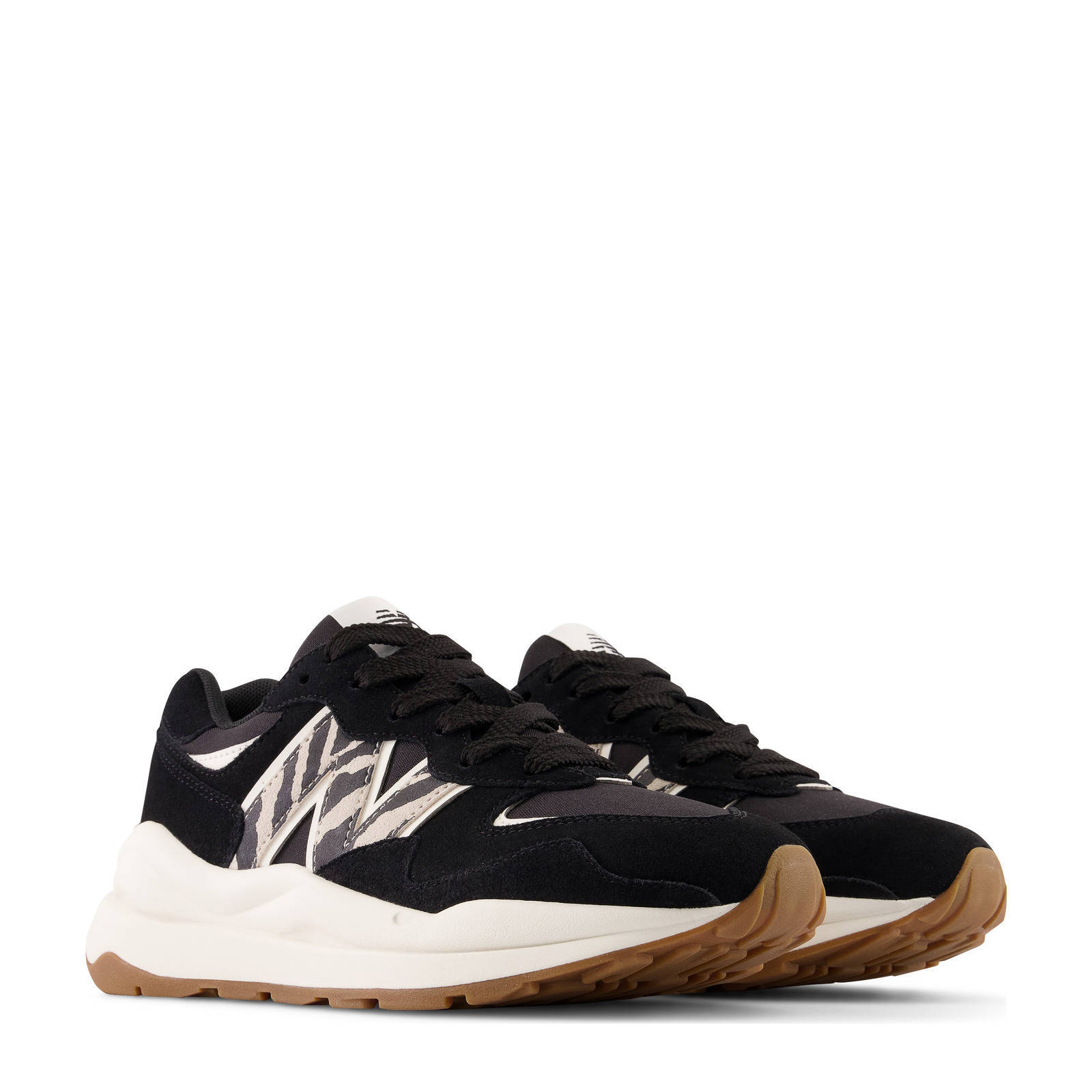 New balance wit online zwart