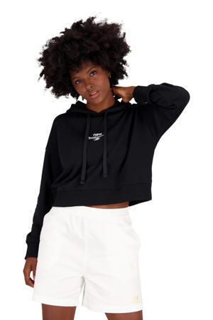 hoodie Essentials Reimagined Archive met logo zwart/wit