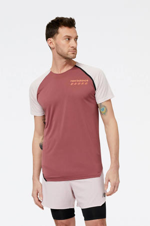   hardloopshirt Accelerate Pacer rood/wit